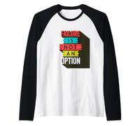 Il fallimento Non è un'opzione, Citazione Anti-guasto in Stile Vintage Maglia con Maniche Raglan