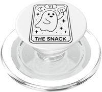 Il fantasma dello spuntino che tiene la ciambella Tarocchi VI PopSockets PopGrip per MagSafe