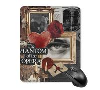 Il fantasma dell'opera Essential Mouse Pad Console Antiscivolo Giocatori Base Pratico Flessibile Decorativo Pad Notebook