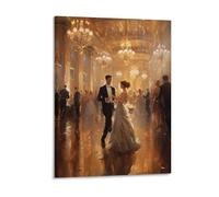 Il fantasma dell'opera, quadro su tela con cornice e gancio in legno, pronto per essere esposto in casa o nello spazio di lavoro