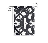 Il fantasma YYHWHJDE nero e halloween Immagine dimensioni precise di questa bandiera da giardino è di 30,5 x 45,7 cm, che è un rapporto dorato accuratamente progettato. Si adatta perfettamente alla