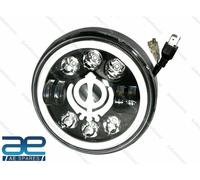 Il Faro A LED Khanda Sahib Da 7" Per Royal Enfield Classic Electra Standard