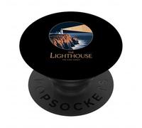 Il faro La costa orientale paesaggio marino PopSockets PopGrip Adesivo