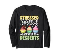 Il Farro stressato All'Indietro è Dessert Maglia a Manica