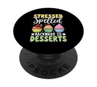 Il farro stressato all'indietro è dessert PopSockets PopGrip Adesivo