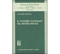 Il «fattore culturale» nel sistema penale
