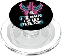 Il feedback ha alimentato la libertà Punk Rock Music PopSockets PopGrip per MagSafe