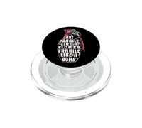 Il femminismo non è fragile come un fiore, come una bomba PopSockets PopGrip per MagSafe