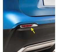 Il fendinebbia posteriore cromato lucido circonda la copertura del riflettore del paraurti per Nissan Qashqai J11 lifting 2018 2019 2020 2021