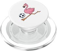 Il fenicottero comico gioca a calcio PopSockets PopGrip per MagSafe