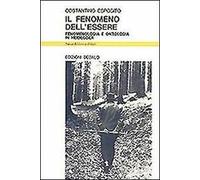 Il fenomeno dell'essere. Fenomenologia e ontologia in Heidegger