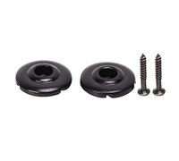 Il fermo a stringa elettrica rotonda di mtlavishing riduce l'attrito e garantire una messa a punto stabile per strumenti di bassi elettrici realizzati in metallo resistente con un (Nero)