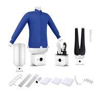 Il ferro da stiro automatico asciuga camicie e camicette e sostituisce il ferro da stiro o la stazione da stiro. Timer da 0 a 60 minuti. Temperatura regolabile.(C)