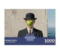 Il Figlio dell'uomo Puzzle in Legno Impermeabile Puzzles Da 1000 Pezzi Per Adulti Divertenti Giochi Educativi