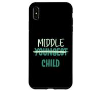 Il figlio di mezzo più giovane sono il più anziano che faccio le regole stabilite Custodia per iPhone XS Max