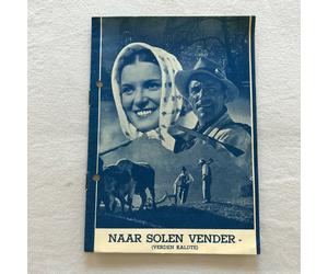 Il figlio perduto Luis Trenker, Maria Andergast 1934 Danish Movie Program
