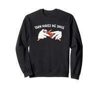 Il Filato Mi Fa Sorridere a Maglia Felpa