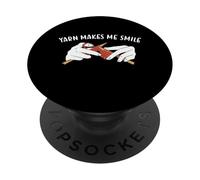 Il filato mi fa sorridere a maglia PopSockets PopGrip Adesivo