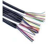 Il filo, il filo elettrico, Cavo di alimentazione, cavo controllo del segnale linea audio canale UL2464 22AWG da 1 metro, con guaina in rame morbido isolato 2 a 10 conduttori(1meter 22AWG (2Cores))