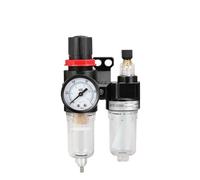 Il filtro dell'aria separatore dell'acqua dell'olio del compressore d'aria AFC2000 G1/4 viene utilizzato for ridurre la pressione del regolatore della valvola AFR2000 + AL2000(PC 10mm Fitting)