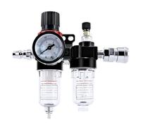 Il filtro dell'aria separatore dell'olio e dell'acqua del compressore d'aria AFC2000 AFR2000 + AL2000 G1/4 viene utilizzato for ridurre la pressione del regolatore della valvola(AFC w EU(SM PM),1 Set)