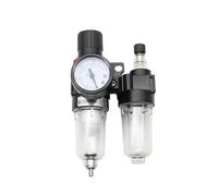 Il filtro dell'aria separatore di olio e acqua for compressore d'aria AFC2000 AFR2000 AL2000 G1/4 viene utilizzato for ridurre la pressione del regolatore della valvola(PC 6mm Fitting)