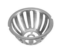 Il filtro in acciaio inossidabile 2 pezzi ferma i semi delle foglie e altri scarichi a pavimento della grondaia dei detriti per il balcone del giardino(100MM)