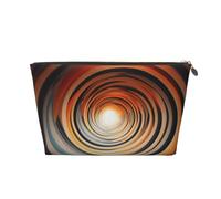 Il fiore dell'inferno Toiletry Bag, custodia di cuoio di viaggio di trucco | Spaziosa custodia con cerniera per organizzare cosmetici, cura della pelle e attrezzatura da barba per viaggi, palestra