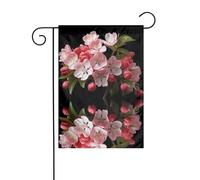 Il fiore di ciliegio rosso YYHWHJDE Immagine dimensioni precise di questa bandiera da giardino è 30,5 x 45,7 cm, che è un rapporto dorato accuratamente progettato. Si adatta perfettamente alla