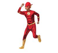 Il Flash Costume + Maschera Ragazzi Supereroe Marvel Costume Bambini Completo