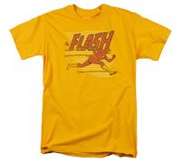 Il Flash Rétro Velocità Linee DC Comics Autorizzato T-Shirt