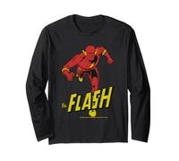 Il Flash Speed Force Hero DC Power Icon Comic Momentum Maglia a Manica