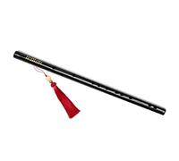 Il flauto in bambù nero meravigliosamente liscio funziona come uno strumento a fiato decorativo in stile vintage Prestazioni Professionali Flauto Di Bambù (Color : E)