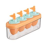 Il formaggio del gelato, Stampi for ghiaccioli carini Scatola for gelato Stampi for ghiaccioli carini Stampi for ghiaccioli Stampo for gelati facile da usare for gelato estivo fai da te(Orange)