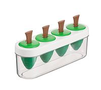 Il formaggio del gelato, Stampi for ghiaccioli con scatola for gelato trasparente divisa Stampi for ghiaccioli carini Stampi for ghiaccioli facili da usare for gelato fai da te fatto in casa(Brown)