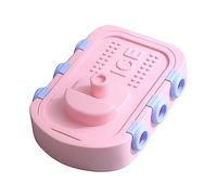 Il formaggio del gelato, Stampo for creatore con bastoncino di legno, riutilizzabile for ghiaccioli congelati, for risparmiare manodopera, vassoi for congelatore for ghiaccioli fai da te(Pink)