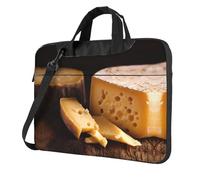 Il formaggio ha stampato la cartella a tracolla della borsa a tracolla del computer portatile facile da usare quando viaggia per affari