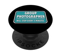 Il fotografo di gruppo si fermerà ogni 5 minuti di escursionista PopSockets PopGrip Adesivo