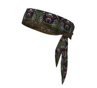 Il foulard sportivo con ragni della foresta pluviale tropicale è unisex, leggero e confortevole, adatto a tutti i tipi di scene sportive
