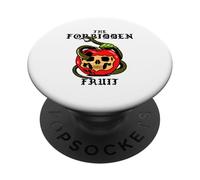 Il frutto proibito (Grafica mela e serpente) PopSockets PopGrip Adesivo