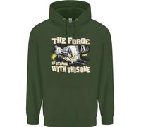 Il Fucina È Forte con Questo Uno Fabbro Bambini Felpa con Cappuccio