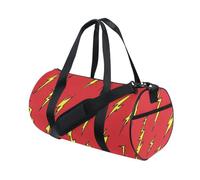 Il fulmine giallo ha mescolato la grande capacità di yoga delle borse di borsone di sport della borsa di viaggio rossa del modello