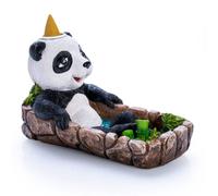 Il fumo adorabile del bruciatore di incenso di qualità Panda Backflow fuoriesce