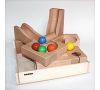 Il funzionamento di legno del marmo di corso di corso della palla ondeggia 11cm NUOVO dei GIOCHI