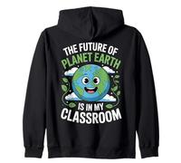 Il futuro del pianeta terra è nella mia classe Felpa con Cappuccio