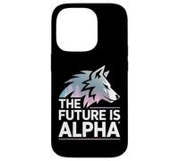 Il futuro è Alpha Wolf Meme Fearless Alpha Sigma Werewolf Custodia per iPhone 14 Pro