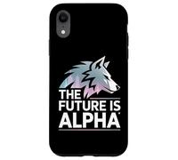 Il futuro è Alpha Wolf Meme Fearless Alpha Sigma Werewolf Custodia per iPhone XR