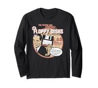 Il Futuro è Floppy Disk Divertente, Vintage Geek Maglia a Manica