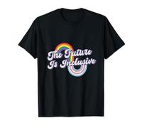 Il futuro è inclusivo Rainbow Pride LGBTQ per bambini Maglietta