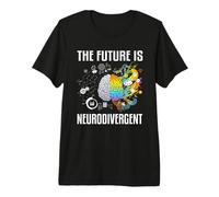 Il Futuro è la consapevolezza dell'autismo neurodivergente della neurodiversità Maglietta Premium